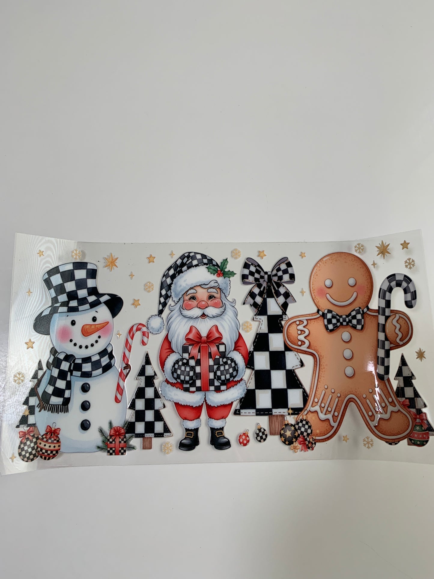 001 Checker Santa & Friends