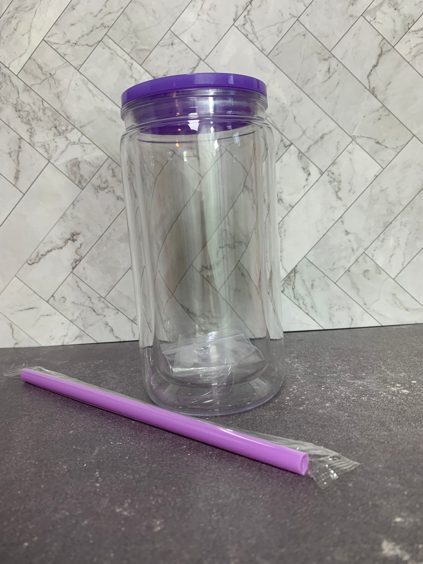 16 oz Purple Tumbler