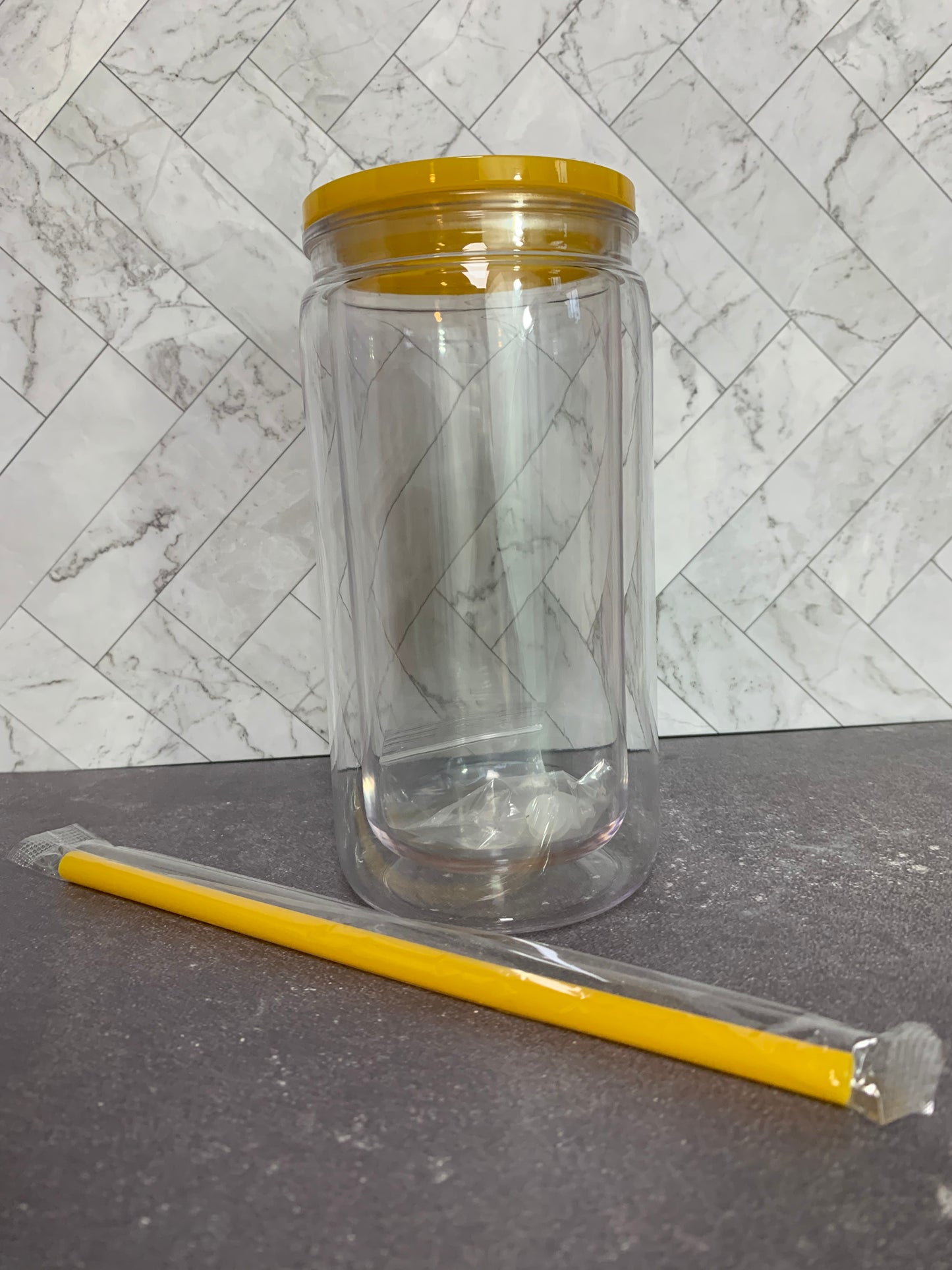 16 oz Yellowish Gold tumbler