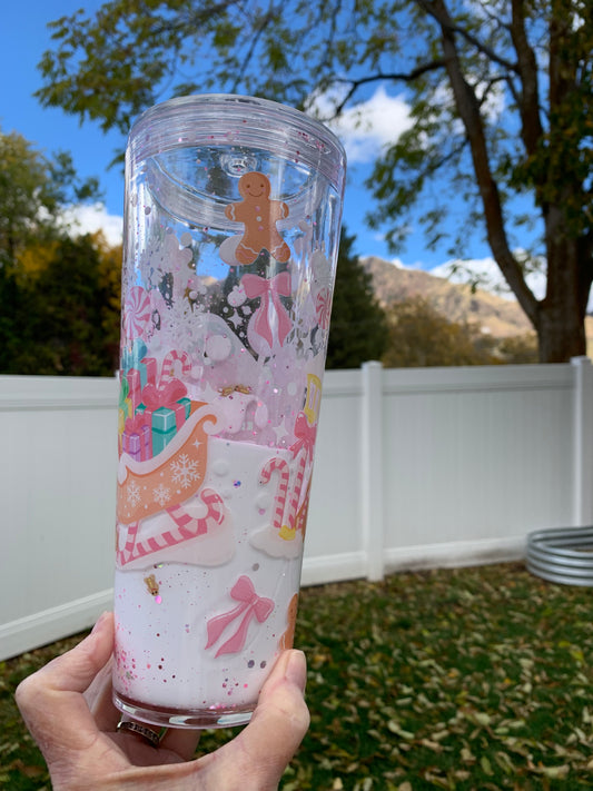 Gingerbread Lava Drip Tumbler
