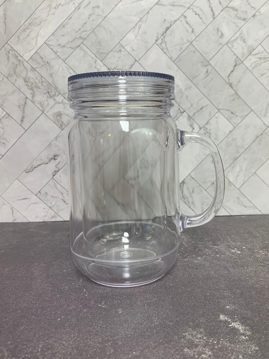 Mason Jar Snow Globe