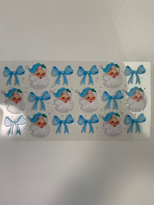 049 Small Blue Santa