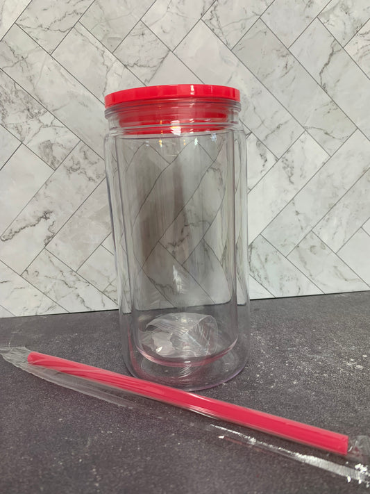 16 oz Hot Pink Tumbler