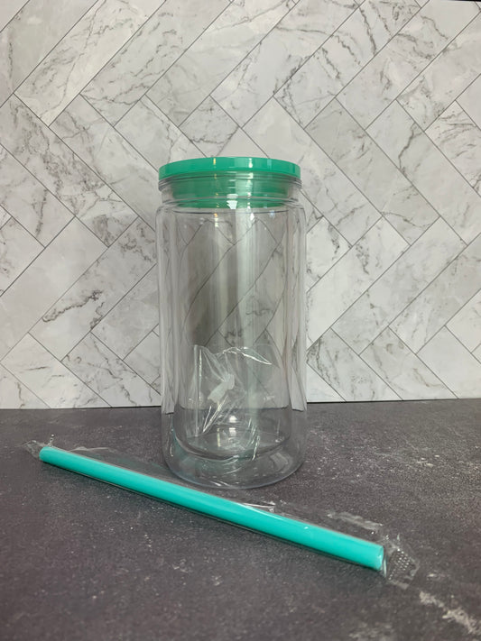 16 oz Green tumbler